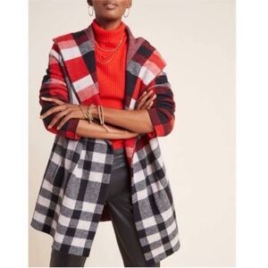 PLEASE READ! Field Flower‎ Anthropologie Cressida Plaid Sweater